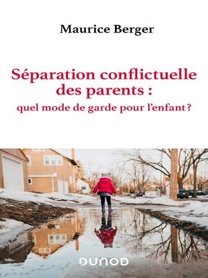 cover image of Séparation conflictuelle des parents